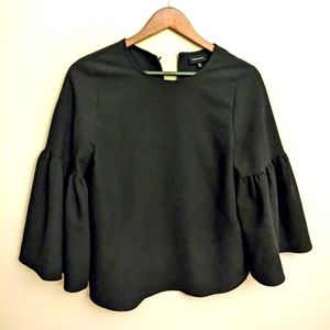 Who What Wear Black Blouse XS